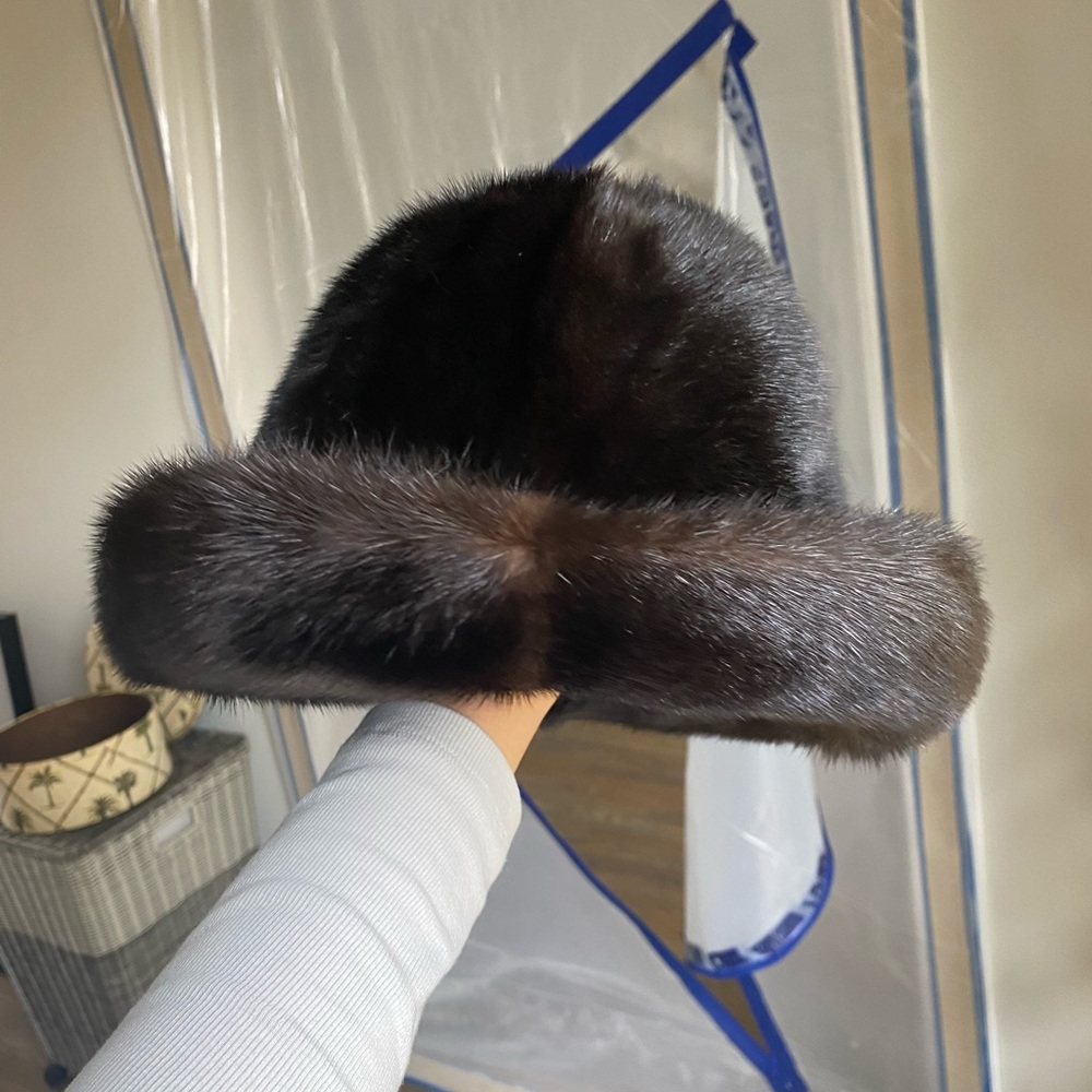 Real Brown Fur Hat